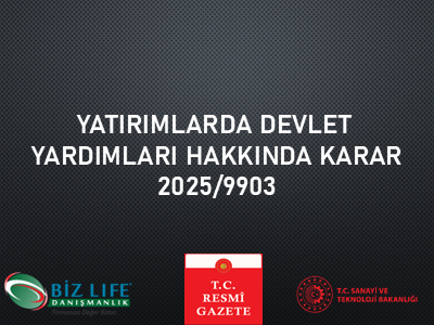 YATIRIMLARDA DEVLET YARDIMLARI HAKKINDA KARARR